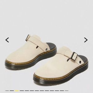 Dr Marten Carlson Suede Casual Slingback Mules